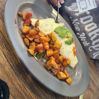 Toasted Rooster Cafe - Egg white omelet with sausage, bacon, & veggies and country potatoes - Breakfast & Brunch Near Me - Sacramento, California Toasted Rooster Cafe - Egg white omelet with sausage, bacon, & veggies and country potatoes - Breakfast & Brunch Near Me - Sacramento, California