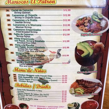 El Patron - Updated menu - Mexican Near Me - Fort Worth, Texas