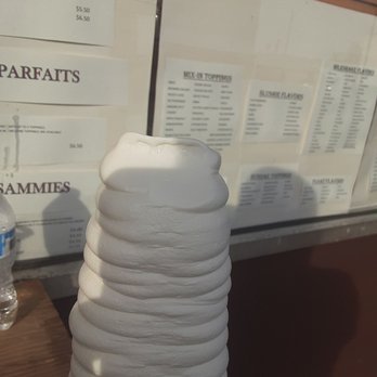 Ice Cream Therapy - a stack of white plates - Ice Cream & Frozen Yogurt Near Me - Ambridge, Pennsylvania Ice Cream Therapy - a stack of white plates - Ice Cream & Frozen Yogurt Near Me - Ambridge, Pennsylvania