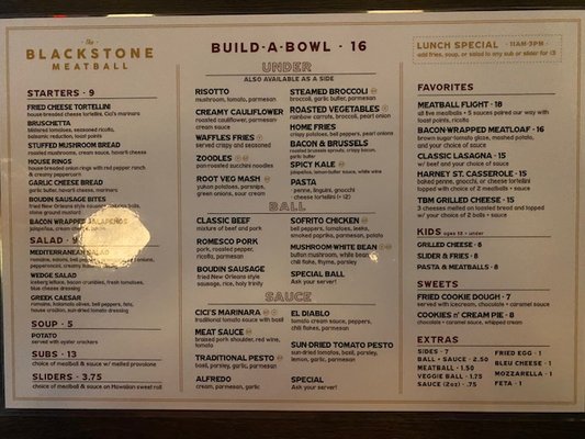 Menu photo 6 The Blackstone Meatball Omaha, NE Menu photo 6 The Blackstone Meatball Omaha, NE