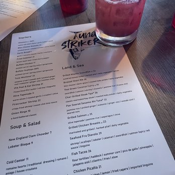 Tuna Striker Pub - Caught in a Jam cocktail... - Seafood Near Me - Seabrook, New Hampshire Tuna Striker Pub - Caught in a Jam cocktail... - Seafood Near Me - Seabrook, New Hampshire