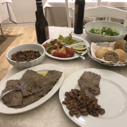 Trattoria Belvedere - Carne Salada (the whole spread! Haha)