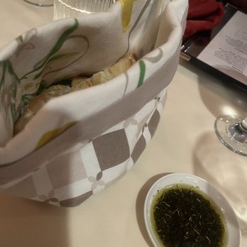 D'Corato Ristorante - Bread bag and olive oil - refills are $4.50 - Italian Near Me - Sarasota, Florida D'Corato Ristorante - Bread bag and olive oil - refills are $4.50 - Italian Near Me - Sarasota, Florida