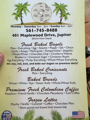 Menu photo 8 Maplewood Bagel Market Jupiter, FL