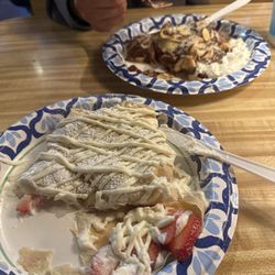 The Creperie Cafe - Strawberry Blintz Crepe