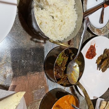 Taste of India - Vagetable Makhani and Balti Baingan side rice - Indian Near Me - Melbourne, Florida