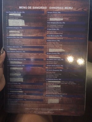 Menu photo 3 Sangrías San Juan, PR Menu photo 3 Sangrías San Juan, PR