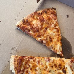 Domino's - Showing bare crust we didnt eat.