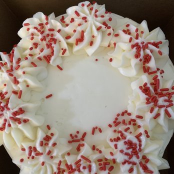3 Little Cupcakes Cafe - 6" Red Velvet Cake - Looks good, but the icing tasted very strange. It was not a good flavor at all. - Bakeries Near Me - Lomita, California 3 Little Cupcakes Cafe - 6" Red Velvet Cake - Looks good, but the icing tasted very strange. It was not a good flavor at all. - Bakeries Near Me - Lomita, California