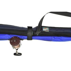 Fishing Pole Guards - Carry up to 5 fishing rods for easier transport.
Made from durable nylon webbing.
2 or 3 loops
Can be used for other sports and hunting