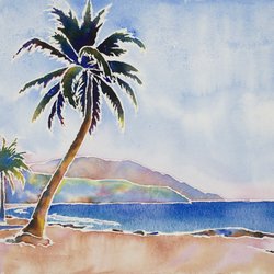 Mary Giacomini - Decompression watercolor