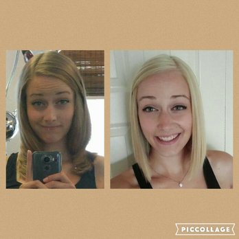 Danyle Gocha - Flaunt Salon - Boring hair to short, summery blonde! - Hair Stylists Near Me - Fenton, Michigan Danyle Gocha - Flaunt Salon - Boring hair to short, summery blonde! - Hair Stylists Near Me - Fenton, Michigan