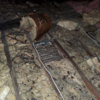 Wright Brothers Electric Company - Pulled back insulation and didn't put it back.  Left trash behind. - Electricians Near Me - Raleigh, North Carolina
