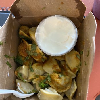 Oasis Cafe - Russian dumplings and sour cream -- AMAZING - Coffee & Tea Near Me - Fitchburg, Wisconsin Oasis Cafe - Russian dumplings and sour cream -- AMAZING - Coffee & Tea Near Me - Fitchburg, Wisconsin