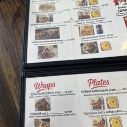 Menu portion