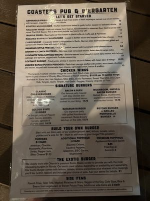 Menu photo 4 Coasters Pub & Biergarten Melbourne, FL Menu photo 4 Coasters Pub & Biergarten Melbourne, FL