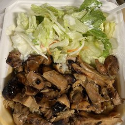 Teriyaki Chicken with Rice and Salad