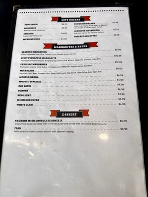 Menu photo 2 Sabroso Cocina Mexicana Saint Ann, MO