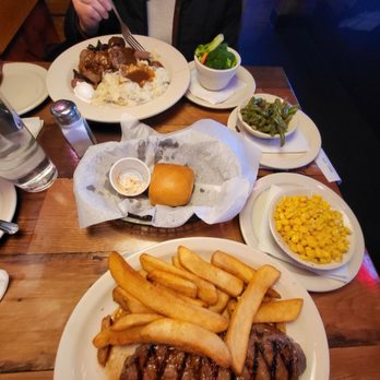 Texas Roadhouse - The whole layout! So much food! - Barbeque Near Me - Shakopee, Minnesota