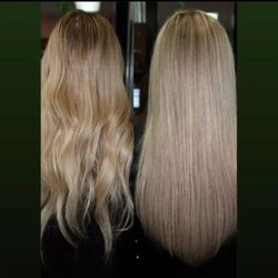 Hair Couture Salon - New Extensions put on by Jacqueline P. Color & Highlights by Jackie L