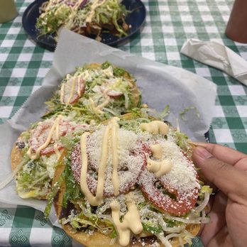 Mexican Antojitos - Chicken Tostada (Pollo) - Mexican Near Me - Lake Hiawatha, New Jersey Mexican Antojitos - Chicken Tostada (Pollo) - Mexican Near Me - Lake Hiawatha, New Jersey