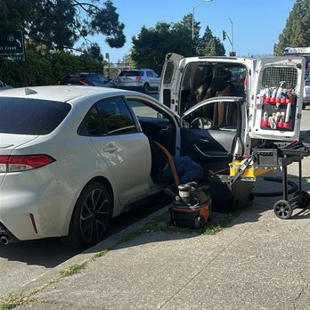 Good Job Auto Glass - Thoughtfully vacuuming the glass from my vehicle - Auto Glass Services Near Me Good Job Auto Glass - Thoughtfully vacuuming the glass from my vehicle - Auto Glass Services Near Me