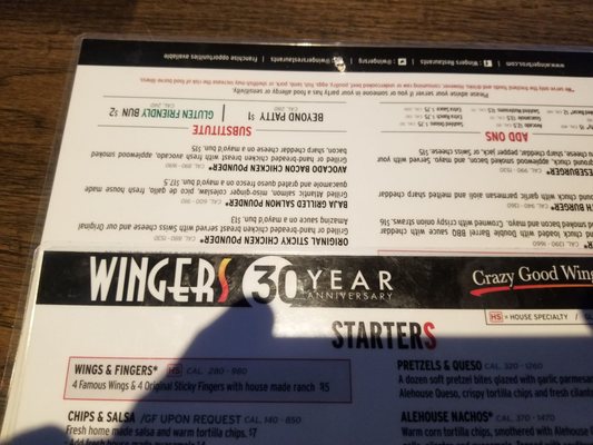 Menu photo 1 WINGERS Restaurant & Alehouse Murray, UT Menu photo 1 WINGERS Restaurant & Alehouse Murray, UT