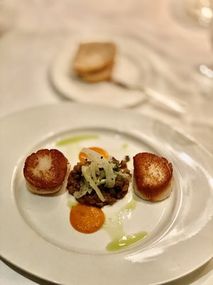 Photo of Gary Danko - San Francisco, CA, US. Seared Sea Scallops