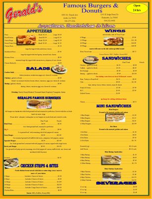 Menu photo 6 Gerald's Donuts & Burgers Chalmette, LA