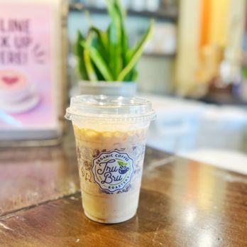 Tru Bru - Lavender Latte | IG @moniquedao - Coffee & Tea Near Me - Orange, California