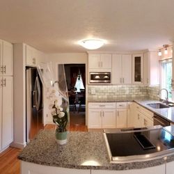 Silva Property Improvement - White Shaker Cabinets