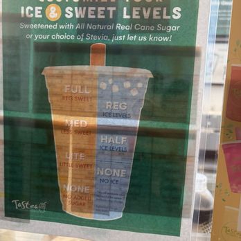 Tastea - Sweet level - Coffee & Tea Near Me - Alhambra, California Tastea - Sweet level - Coffee & Tea Near Me - Alhambra, California