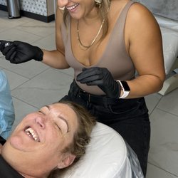 The Pink Brow - Happy clients make for a happy artist!