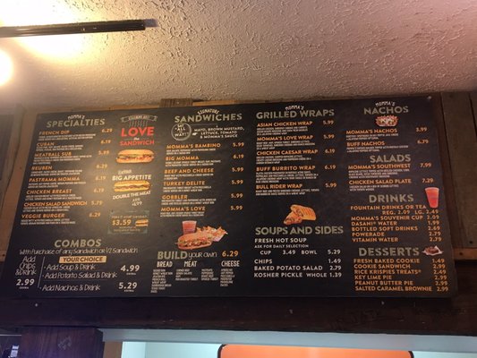 Menu photo 1 Momma Goldberg's Deli Auburn, AL Menu photo 1 Momma Goldberg's Deli Auburn, AL