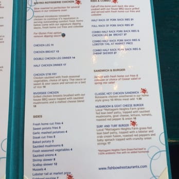 Fishbowl Restaurant - Menu - Seafood Near Me - Timmins, Ontario