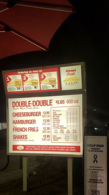 Menu photo 7 In-N-Out Burger Glendora, CA