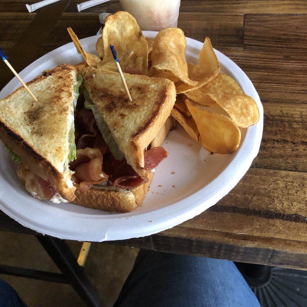 St. Johns Tavern - BLT with chips - Bars Near Me - Crystal River, Florida St. Johns Tavern - BLT with chips - Bars Near Me - Crystal River, Florida