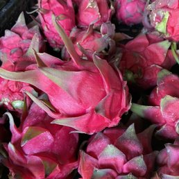 dragon fruit in a basket