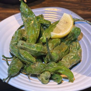 Doraku Sushi Kapolei - Charred Shishito Peppers (happy hour) - Sushi Bars Near Me - Kapolei, Hawaii Doraku Sushi Kapolei - Charred Shishito Peppers (happy hour) - Sushi Bars Near Me - Kapolei, Hawaii