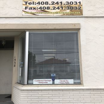 Silvia's Tax Services - Our office window on the right. - Tax Services Near Me - Santa Clara, California Silvia's Tax Services - Our office window on the right. - Tax Services Near Me - Santa Clara, California