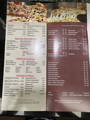 Menu photo 1 Isabella's Pizza East Islip, NY Menu photo 1 Isabella's Pizza East Islip, NY