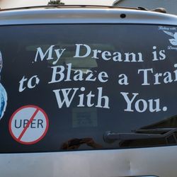 Green Bay's Native Cab - Rear window decals, with the addition of the rememberance decal of our brother Darryl