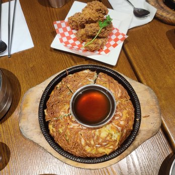 Daan Korean Cuisine - Seafood pancake and KFC wings - Korean Near Me - Richmond, British Columbia