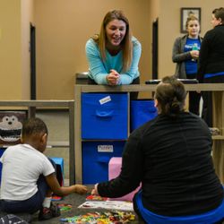 Hopebridge Autism Therapy Center - A Hopebridge BCBA working with an RBT and their kiddo for 1:1 ABA Therapy