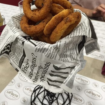 La Ruta - Aros de cebolla - Burgers Near Me - Vigo, PO