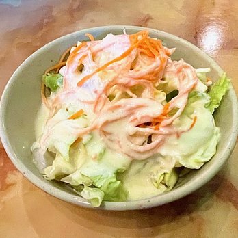 Konnichiwa Charleston  - House Salad w/ Ginger Sauce - Japanese Near Me - Charleston, South Carolina