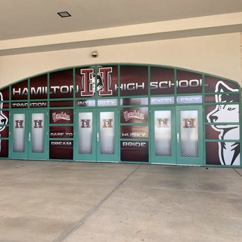 Hamilton High School - Beautiful entrance! - Middle Schools & High Schools Near Me - Chandler, Arizona Hamilton High School - Beautiful entrance! - Middle Schools & High Schools Near Me - Chandler, Arizona