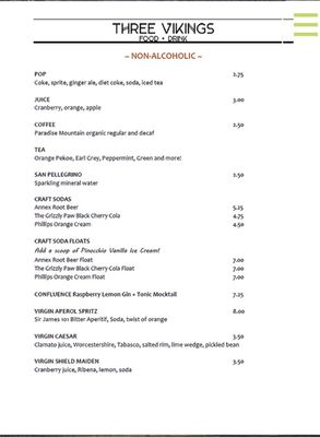 Menu photo 4 Three Vikings Edmonton, AB Menu photo 4 Three Vikings Edmonton, AB