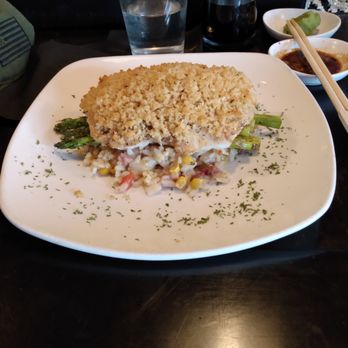 Chuck’s Fish - Grouper needs more browning on the top crust. - Sushi Bars Near Me - Tallahassee, Florida