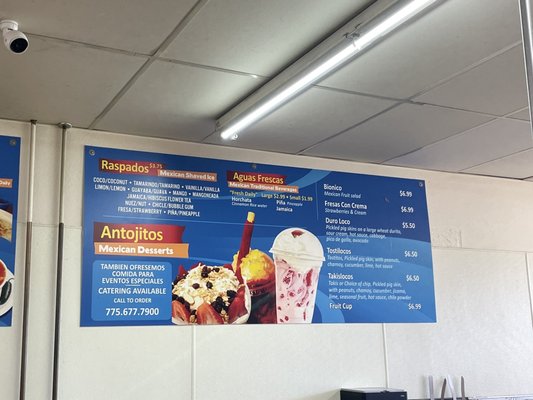 Menu photo 1 La Barca Mexican Store Reno, NV